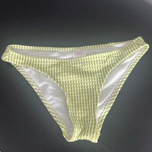 NWOT * Xhilaration Green & White Swimsuit Bottom Size XS
